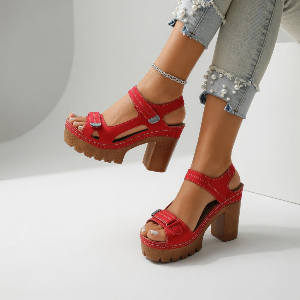 Lidya - Elegant  Chunky Heel Sandal