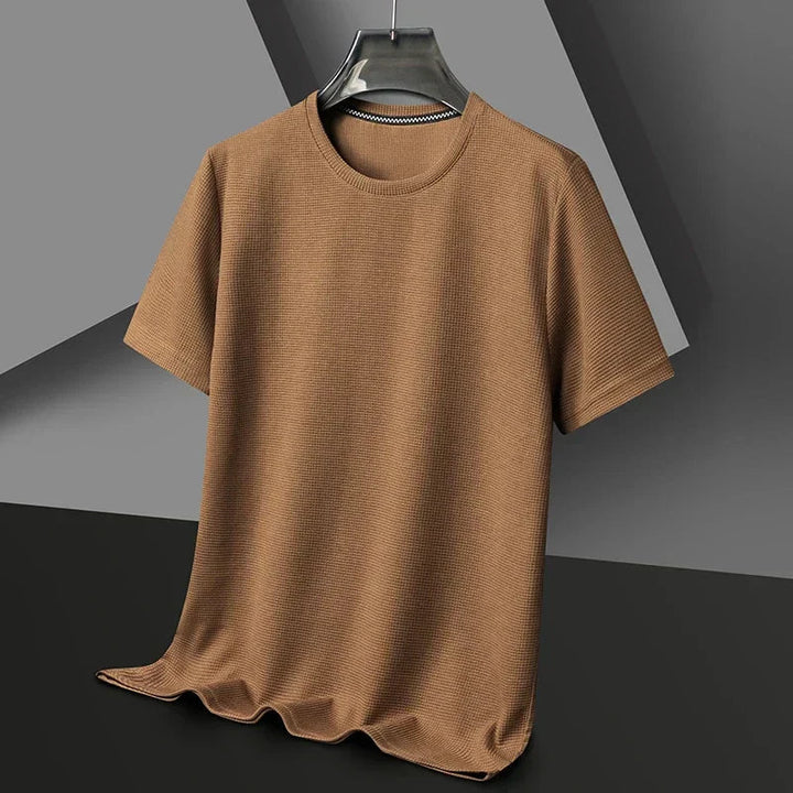 Sajid - Textured Short Sleeve Crew Neck Shirt