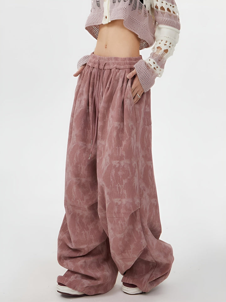 Natasia - Wide Leg and Elastic Waist Pants