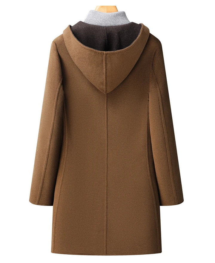 Yvina - Wool Hooded Overcoat