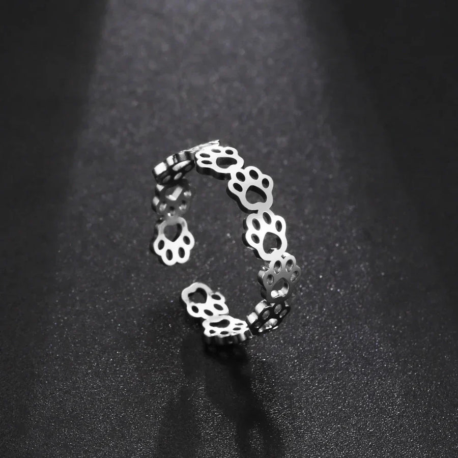 PawCharm - Adjustable Paw Print Ring
