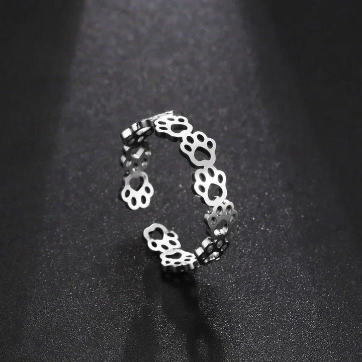 PawCharm - Adjustable Paw Print Ring