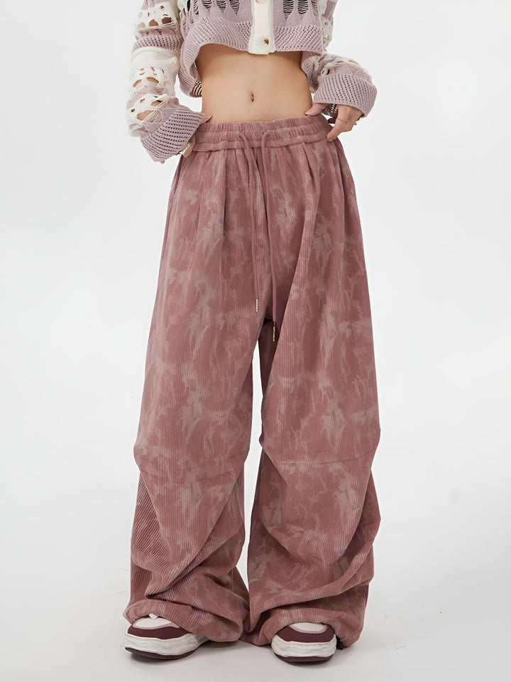 Natasia - Wide Leg and Elastic Waist Pants