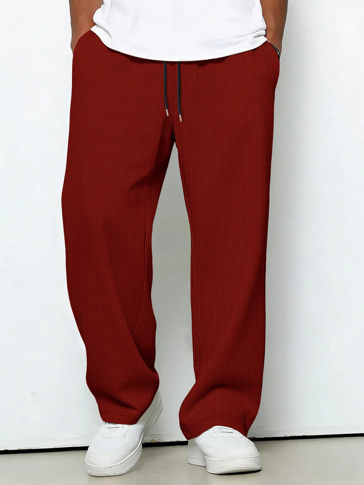 Messi - Casual Drawstring Wide Leg Trousers