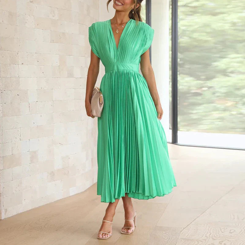 Gonny - Sleeveless Dress With Pleats