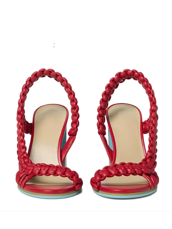 Sanna - Braided Heel Sandal