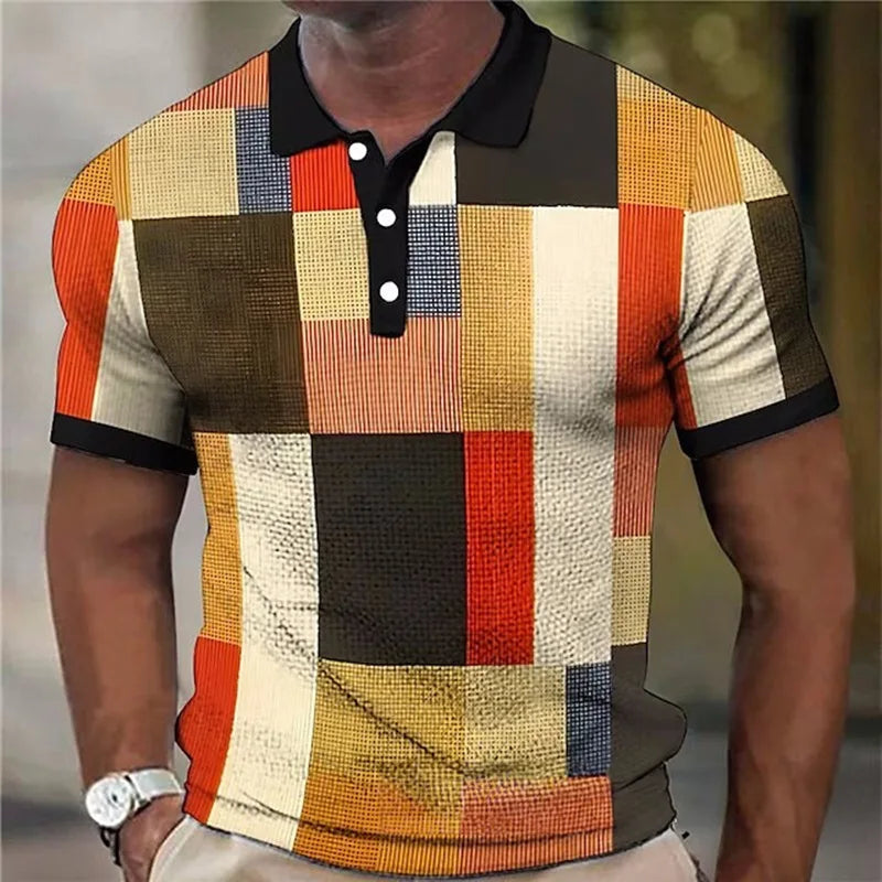 Pollard - Colorful Checked Polo Shirt