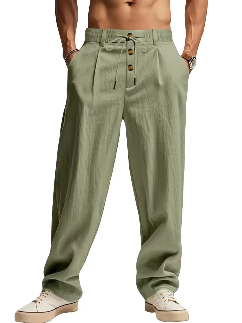 Gencio - Relaxed Linen Pant