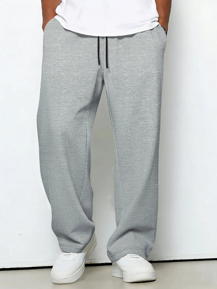 Messi - Casual Drawstring Wide Leg Trousers