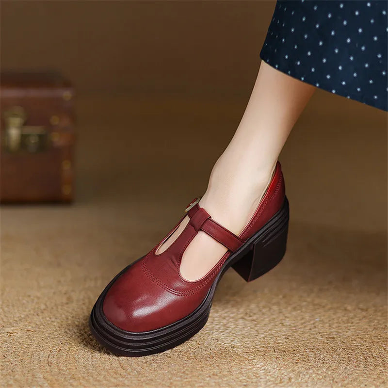 Bellana - Chunky Block Heel Pumps