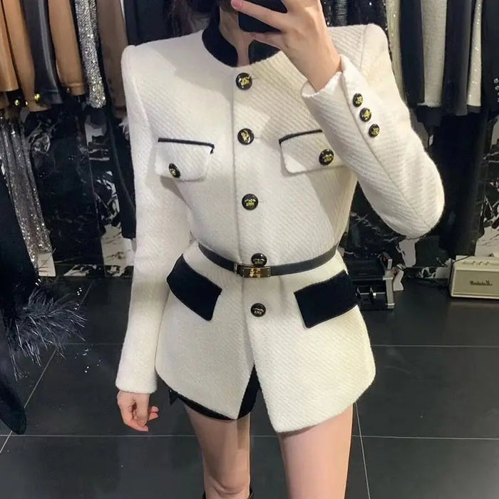 Aruna - High-End Tailored Jacket With Belt