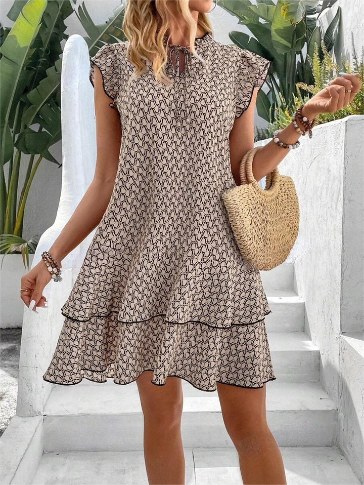 Anette - Elegant Ruffle Mini Dress