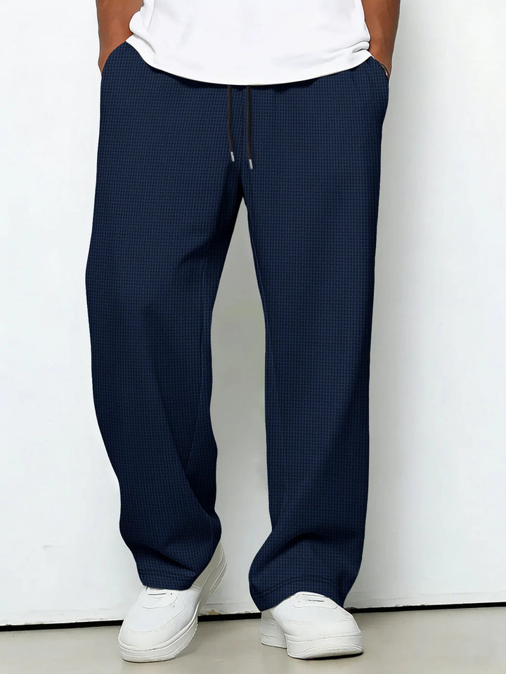 Messi - Casual Drawstring Wide Leg Trousers