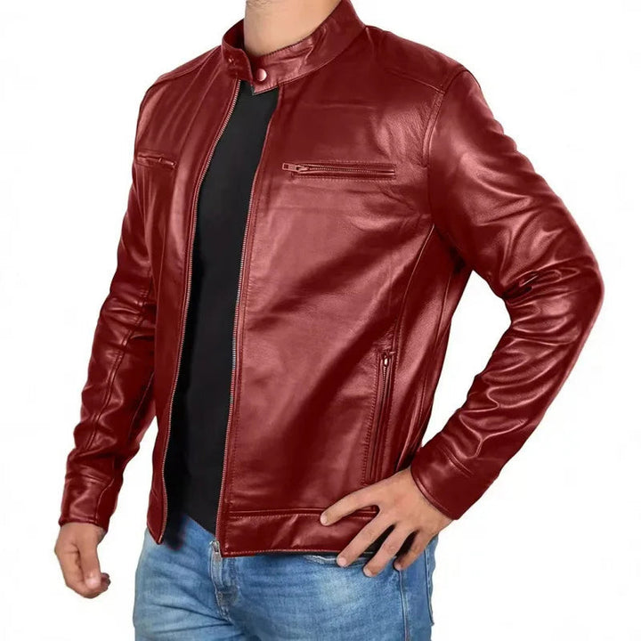 Daouda - Elegant Leather Jacket
