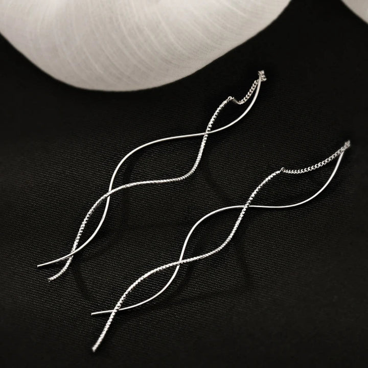 Idalina - Sterling Silver Earrings
