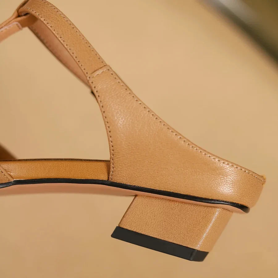 Birte - Leather Mules