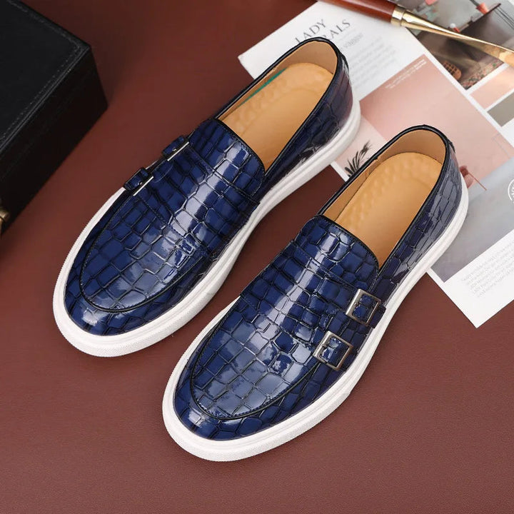 Valik - Crocodile Pattern Loafer