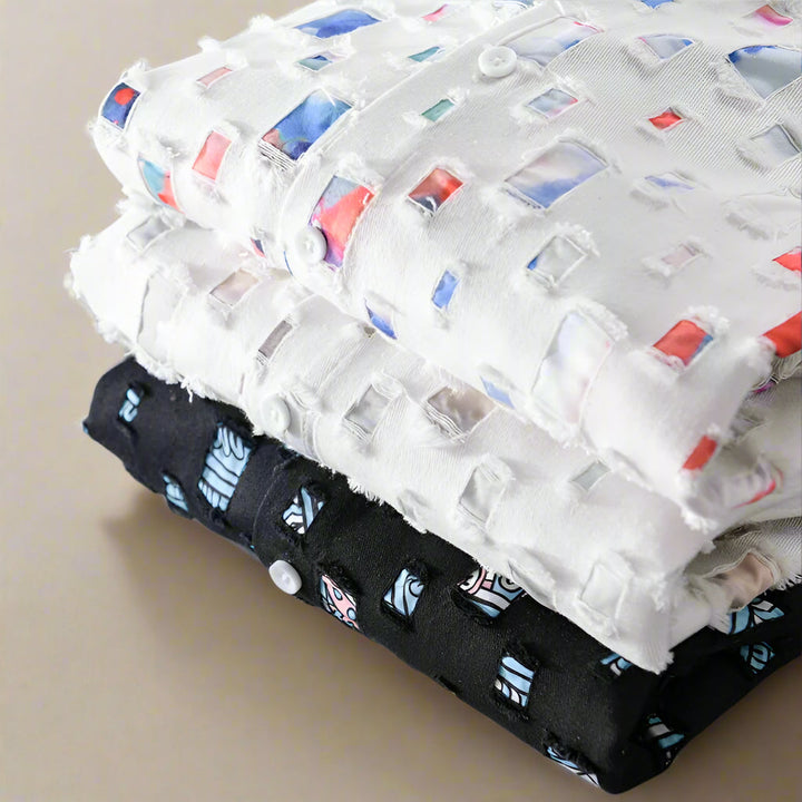 Nazirah - Elegant Mosaic Shirt