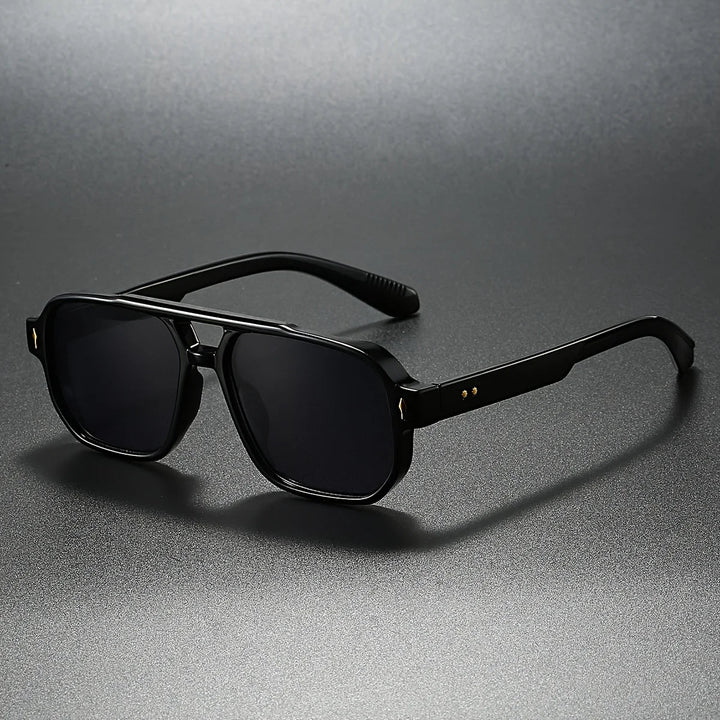 LumeSight - Double Bridge Square Sunglasses