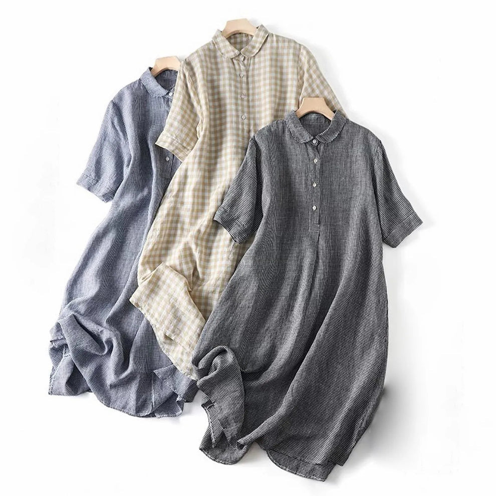 Luretta - Linen Shirt Dress