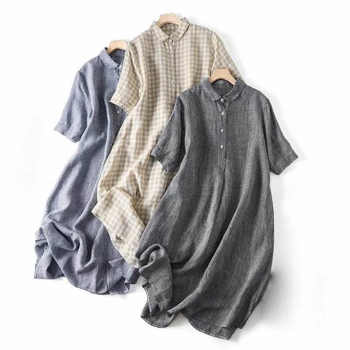 Luretta - Linen Shirt Dress
