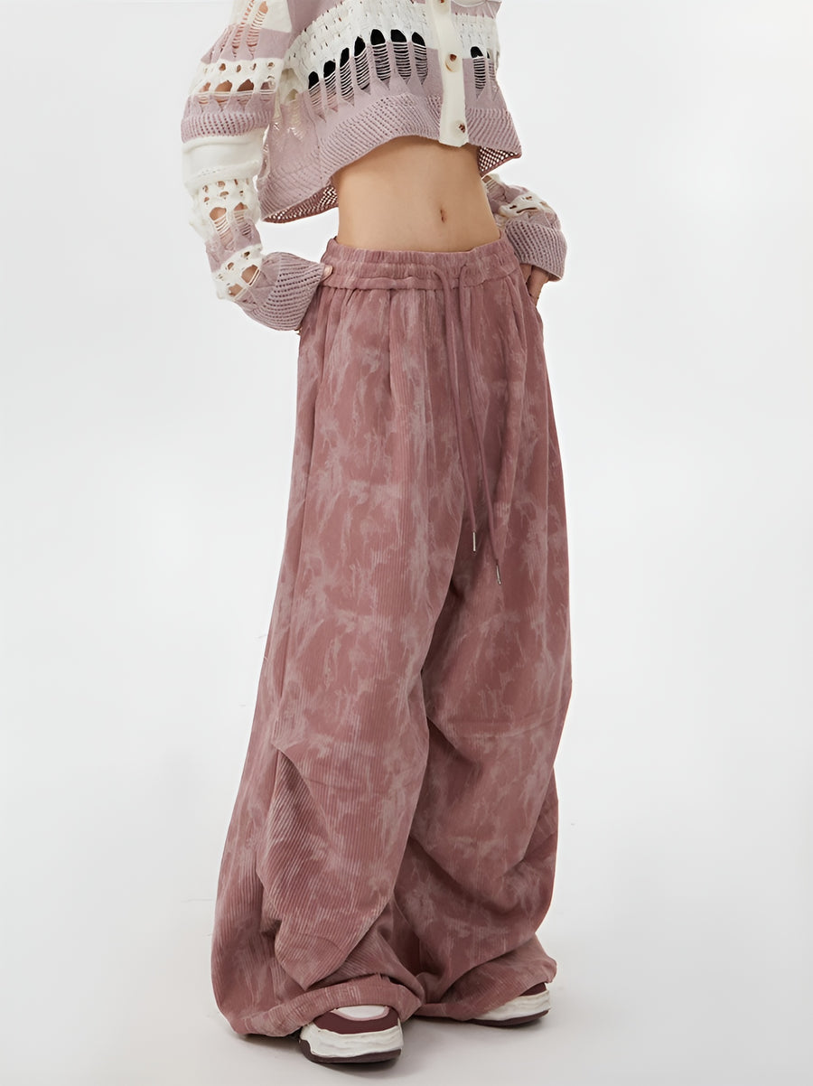 Natasia - Wide Leg and Elastic Waist Pants