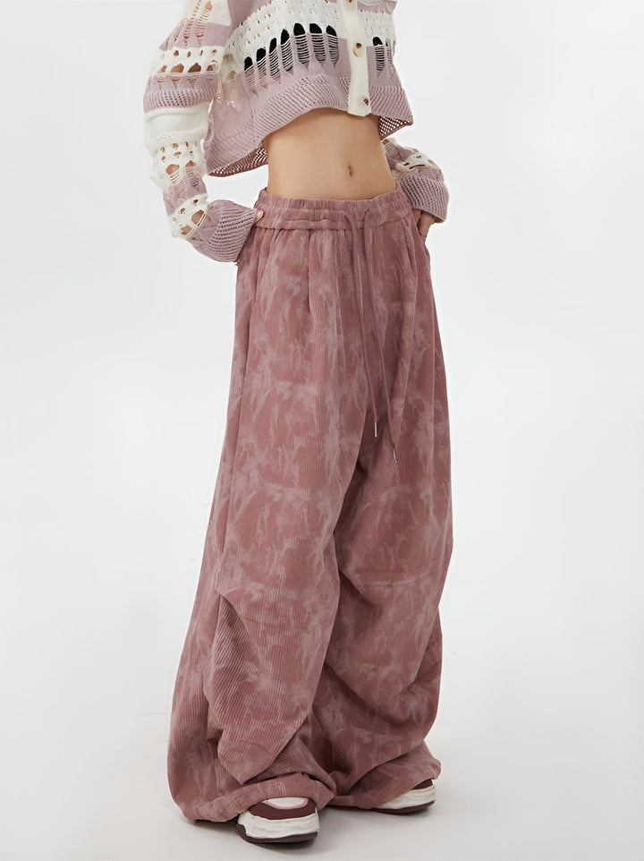 Natasia - Wide Leg and Elastic Waist Pants