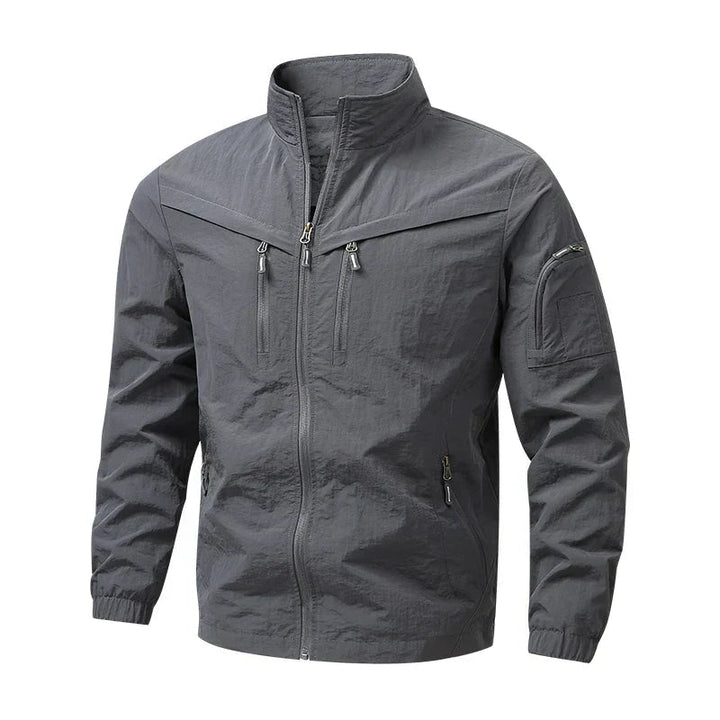 Tymas - Zip Pocket Stand Collar Jacket