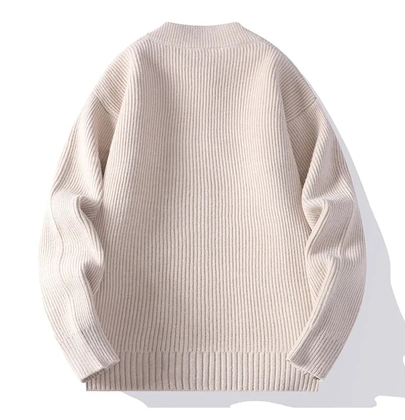 Thalena - Ribbed Knit Zip-Up Cardigan