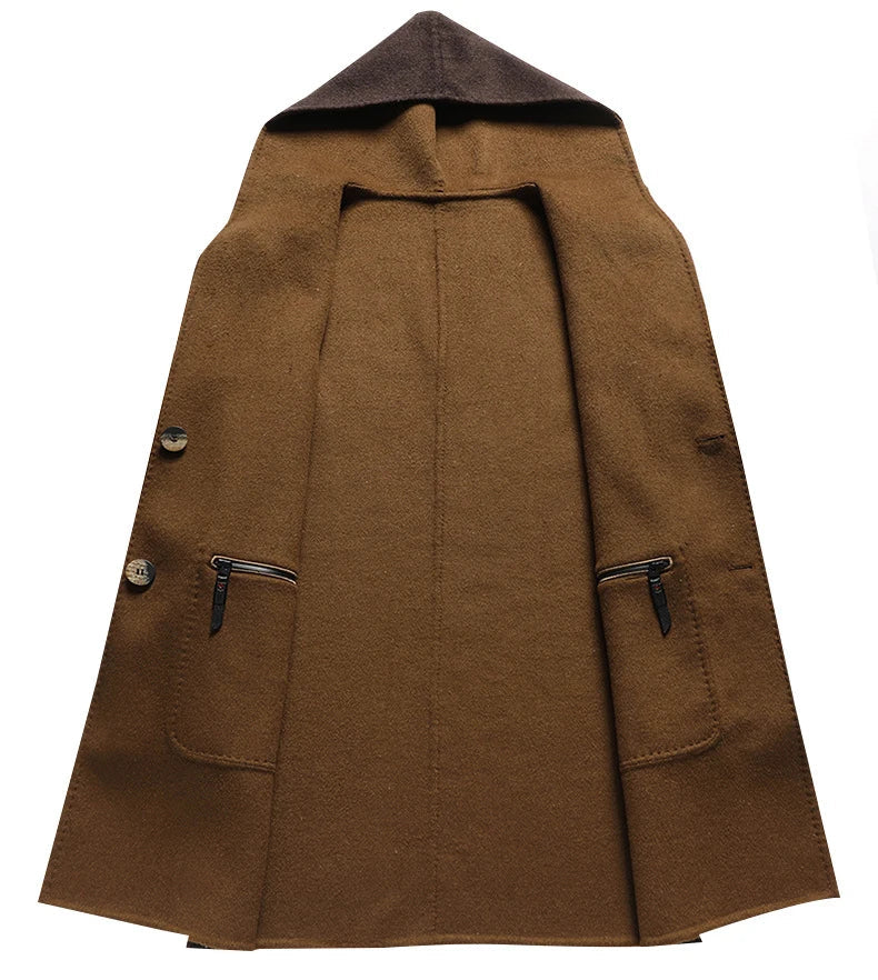 Yvina - Wool Hooded Overcoat