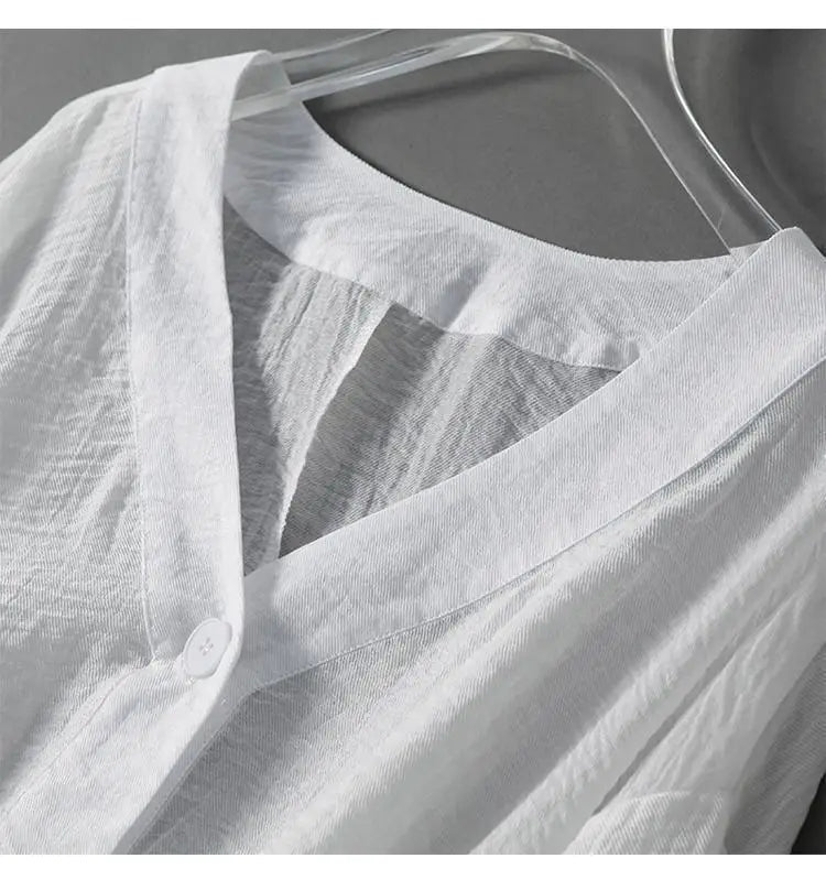 Comatize - Breathable Linen Blouse