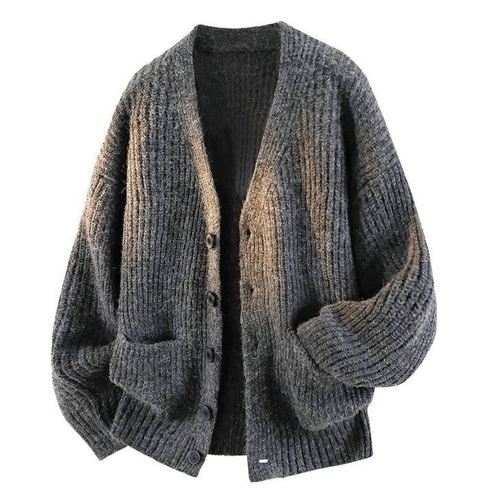 Laviora - Relaxed V-Neck Cardigan