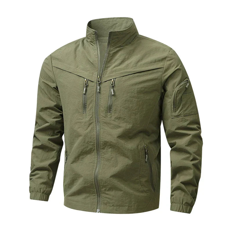 Tymas - Zip Pocket Stand Collar Jacket
