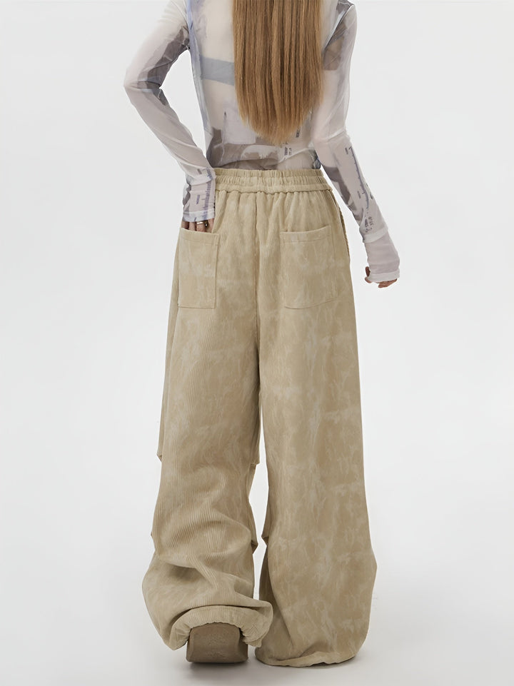 Natasia - Wide Leg and Elastic Waist Pants