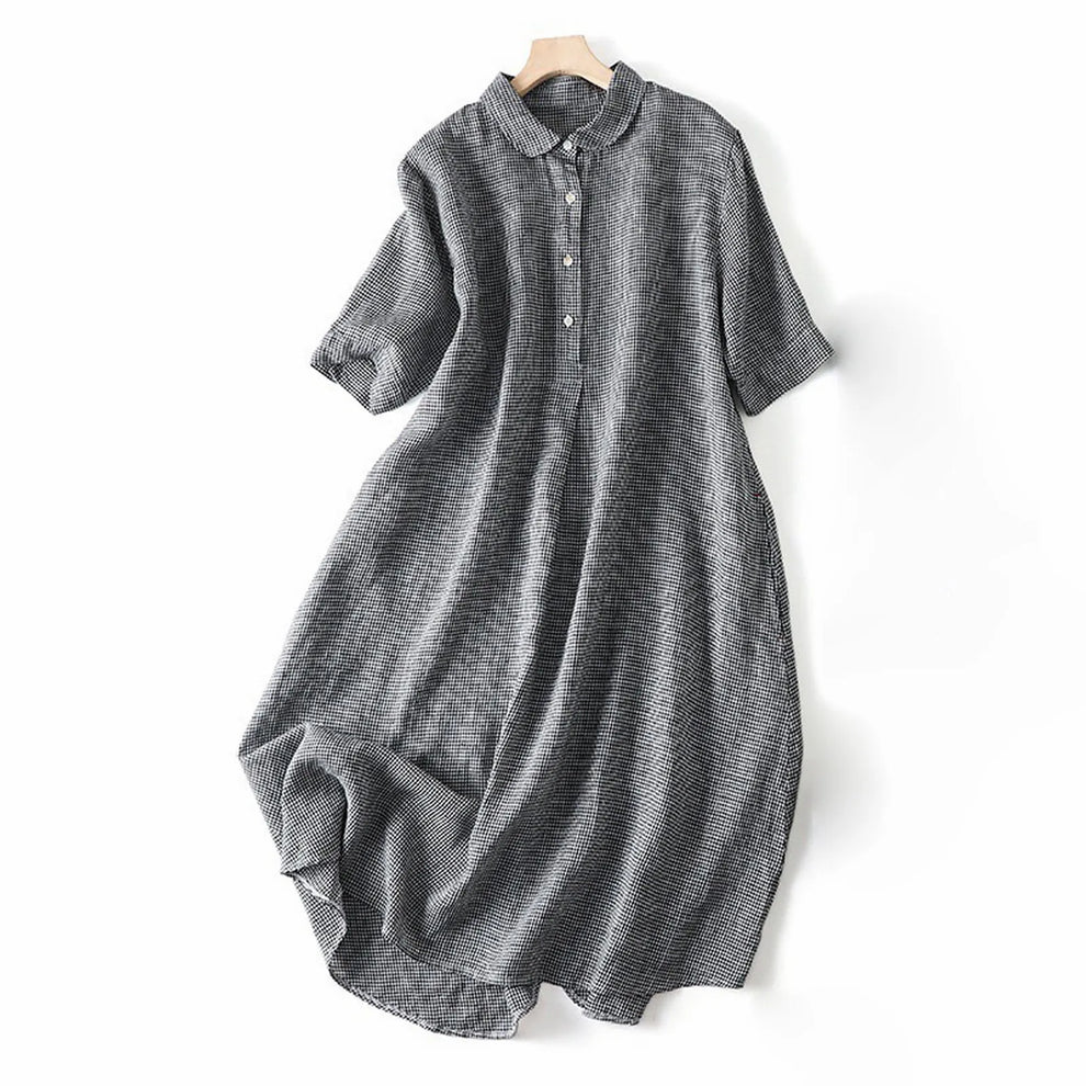 Luretta - Linen Shirt Dress