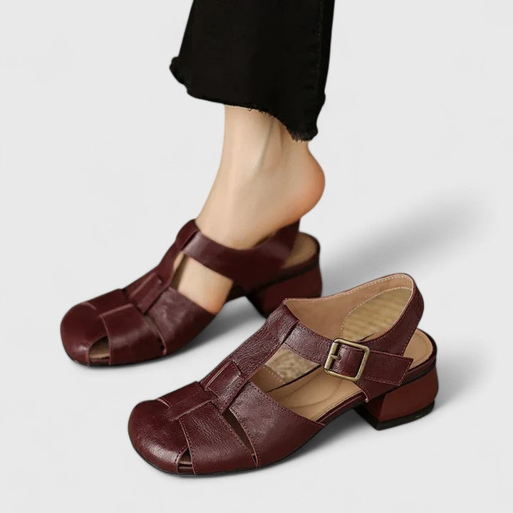 Kathy - Leader Sandal With Buckle Strap