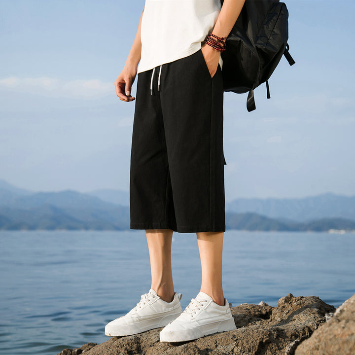 Nelson - Elegant Cotton Linen Shorts