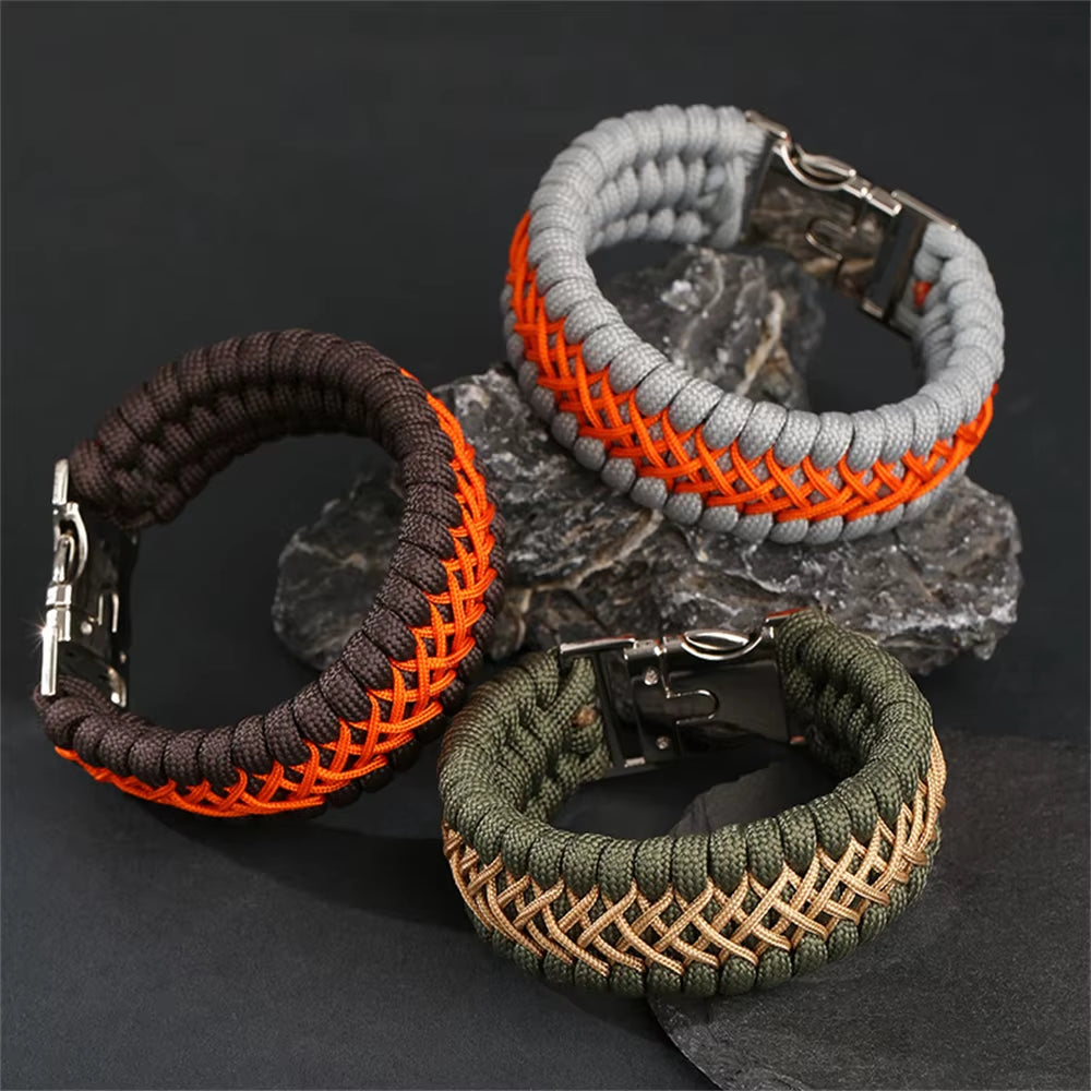KnotVanta - Bracelet With Woven Cord and Buckle