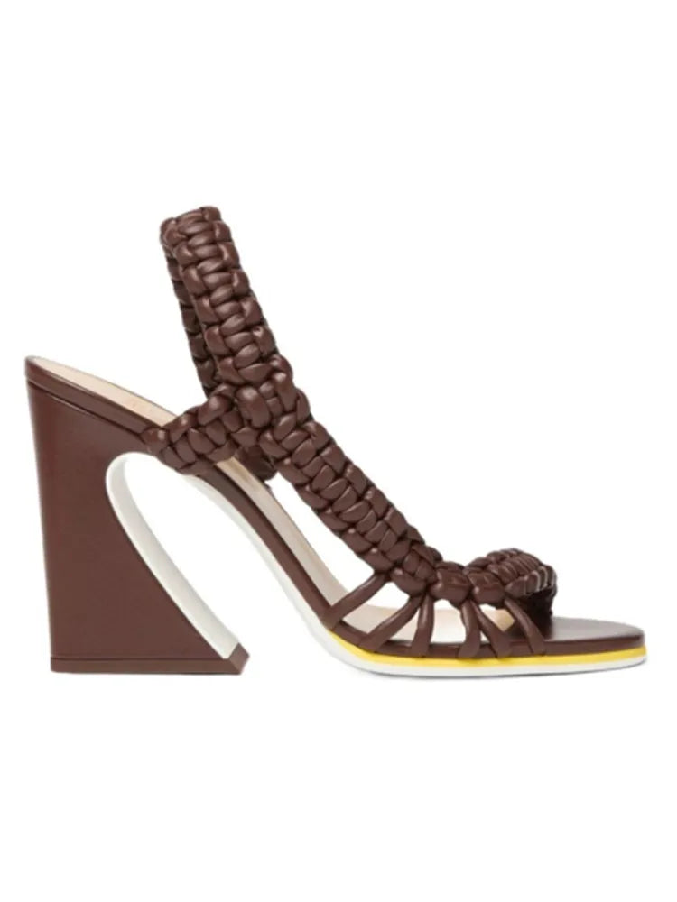 Sanna - Braided Heel Sandal