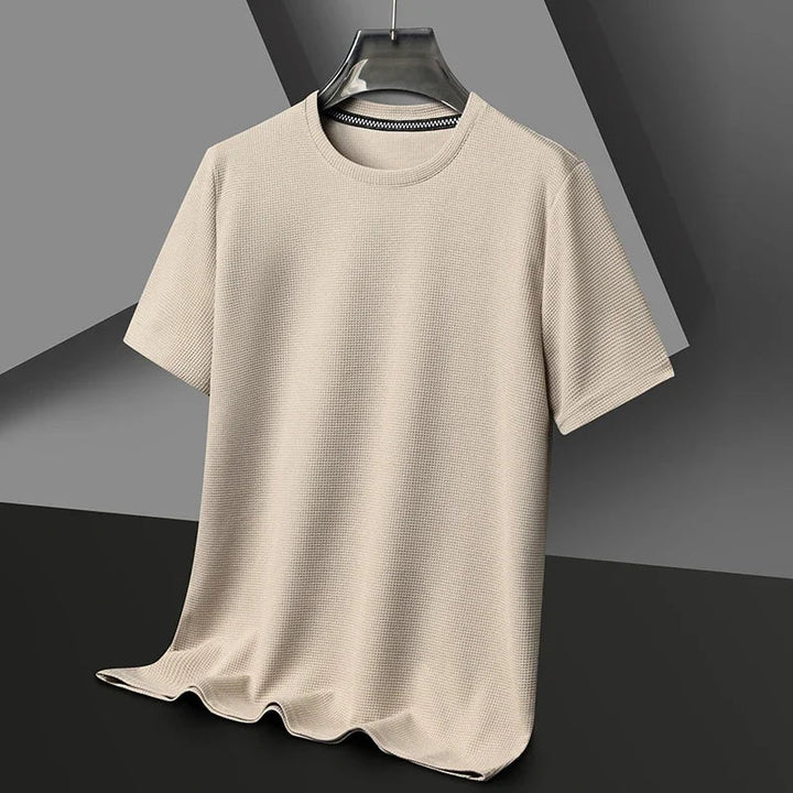 Sajid - Textured Short Sleeve Crew Neck Shirt