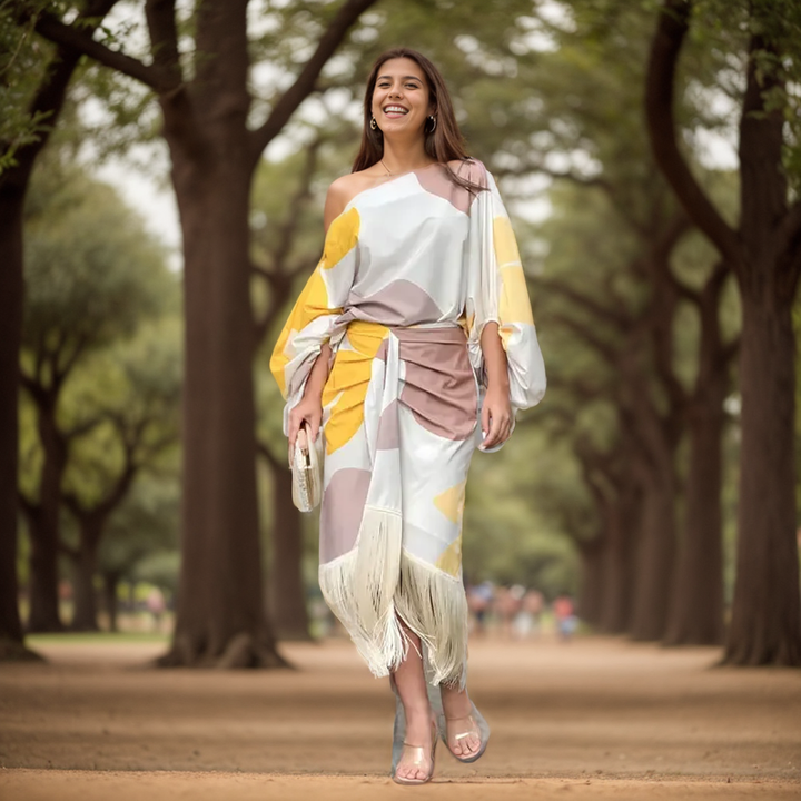 Glynis - Printed Two-Piece Set