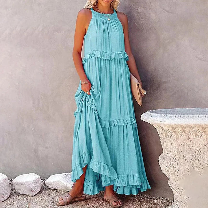 Munalisa - Ruffled Maxi Dress