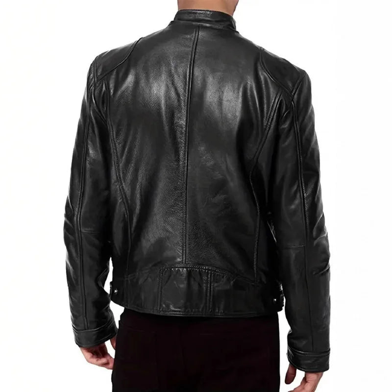 Daouda - Elegant Leather Jacket