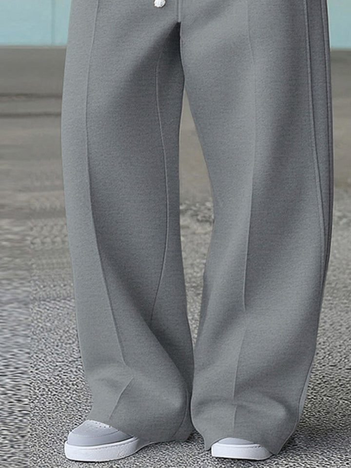 Karelis - Comfy Sporty Wide Leg Pants