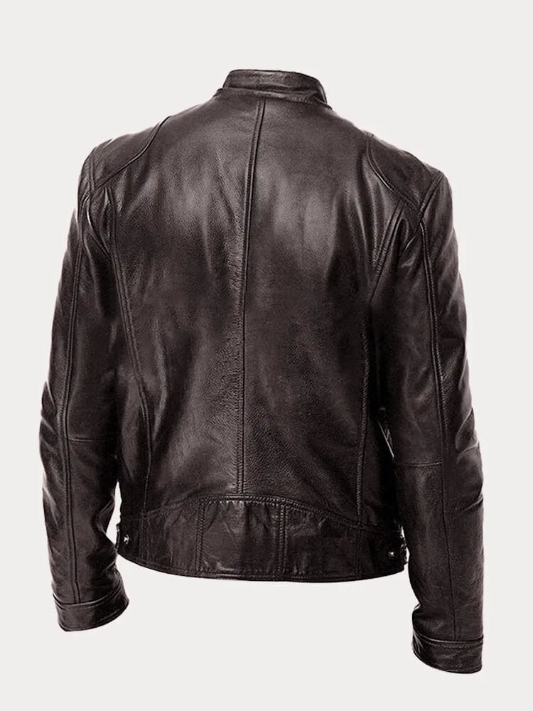 Chiron - Casual Leather Jacket