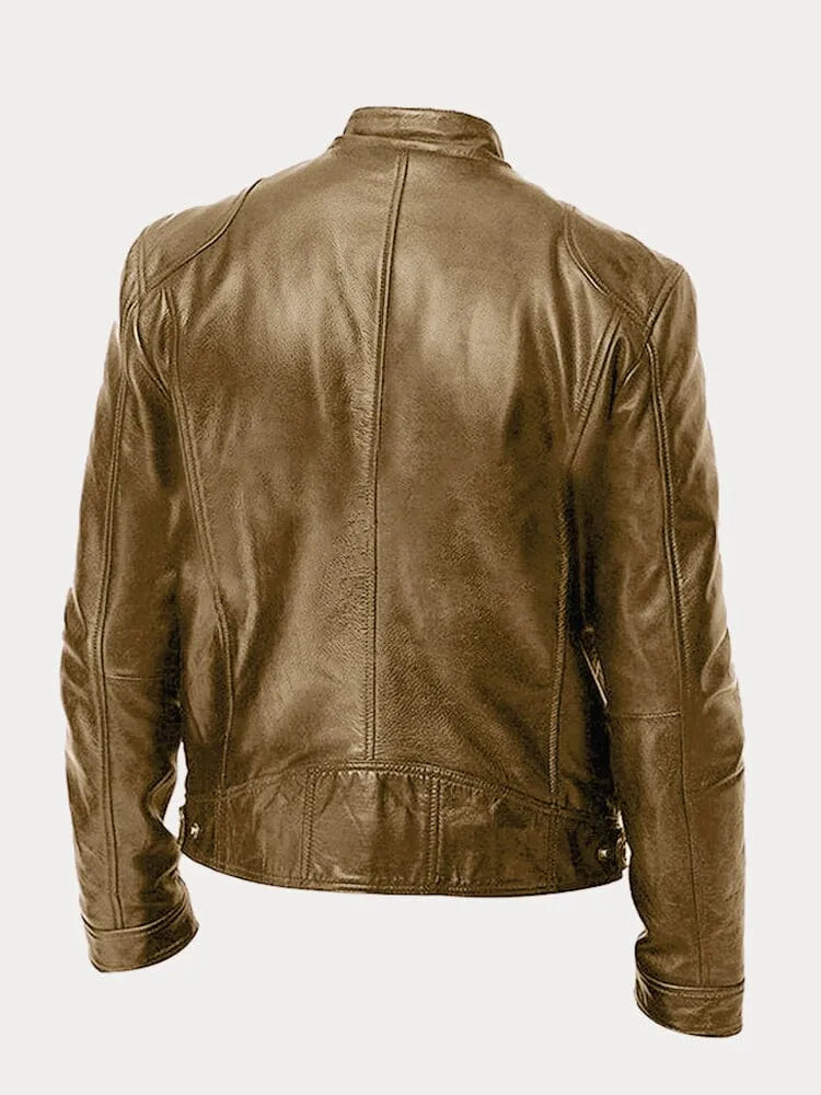 Chiron - Casual Leather Jacket