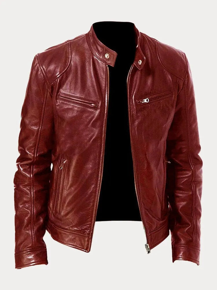 Chiron - Casual Leather Jacket