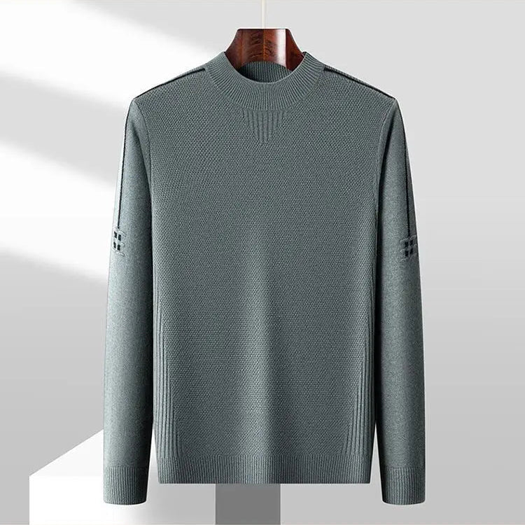 Calanthe - Long Sleeve Jacquard Sweater