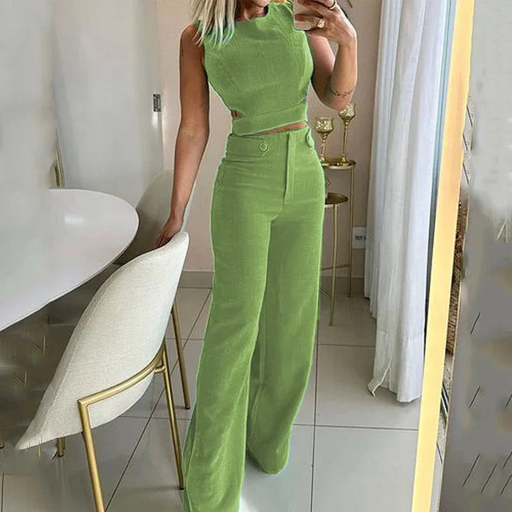 Alwinea - Short Top And Long Trousers