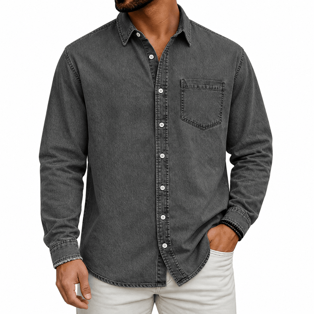 Elro - Denim Shirt With Front Pocket